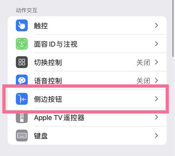 遂昌苹果14维修店分享iPhone14 Plus侧键双击下载功能关闭方法 