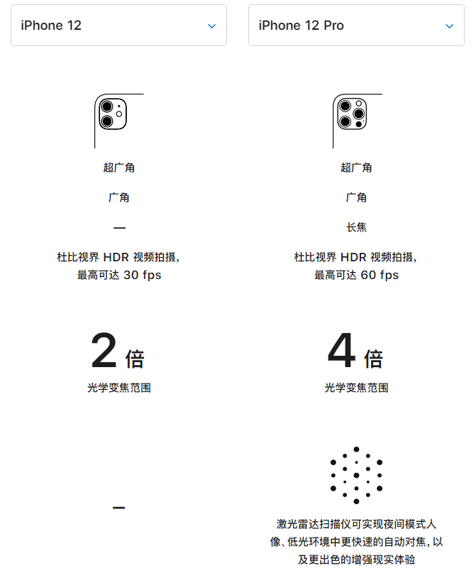 遂昌苹果手机维修分享苹果 iPhone 12 与 iPhone 12 Pro 选哪款 